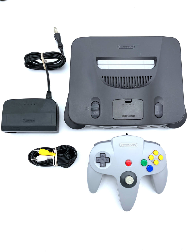 Nintendo 64 N64 Original System Console +1 ORIGINAL CONTROLLER w/ NEW JOYSTICK!
