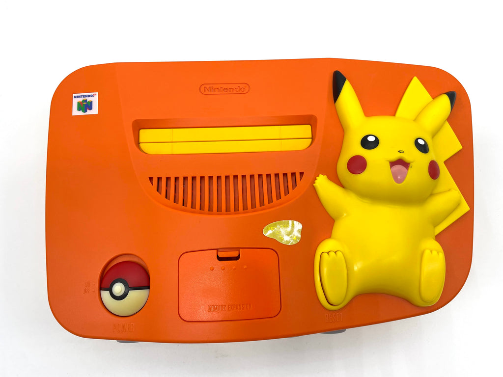 RARE! Pikachu Nintendo 64 N64 Limited Edition Orange Pokemon Edition Console
