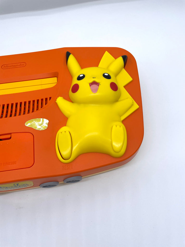 RARE! Pikachu Nintendo 64 N64 Limited Edition Orange Pokemon Edition Console