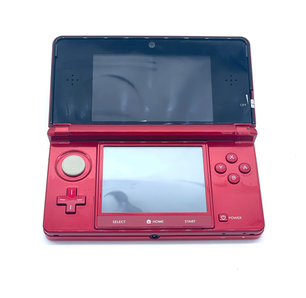 Red Nintendo 3DS Handheld System Console w/ Charger – The Game Island