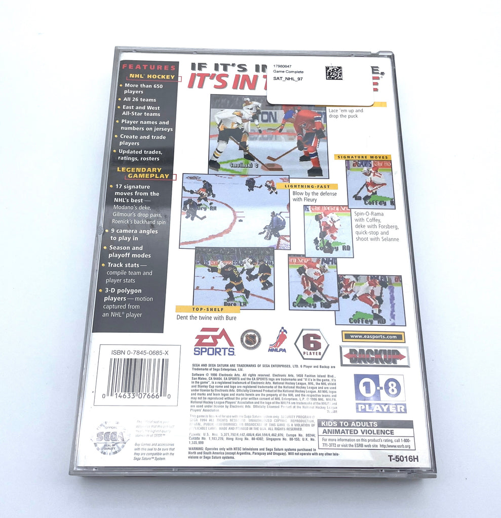NHL 97 Sega Saturn Game