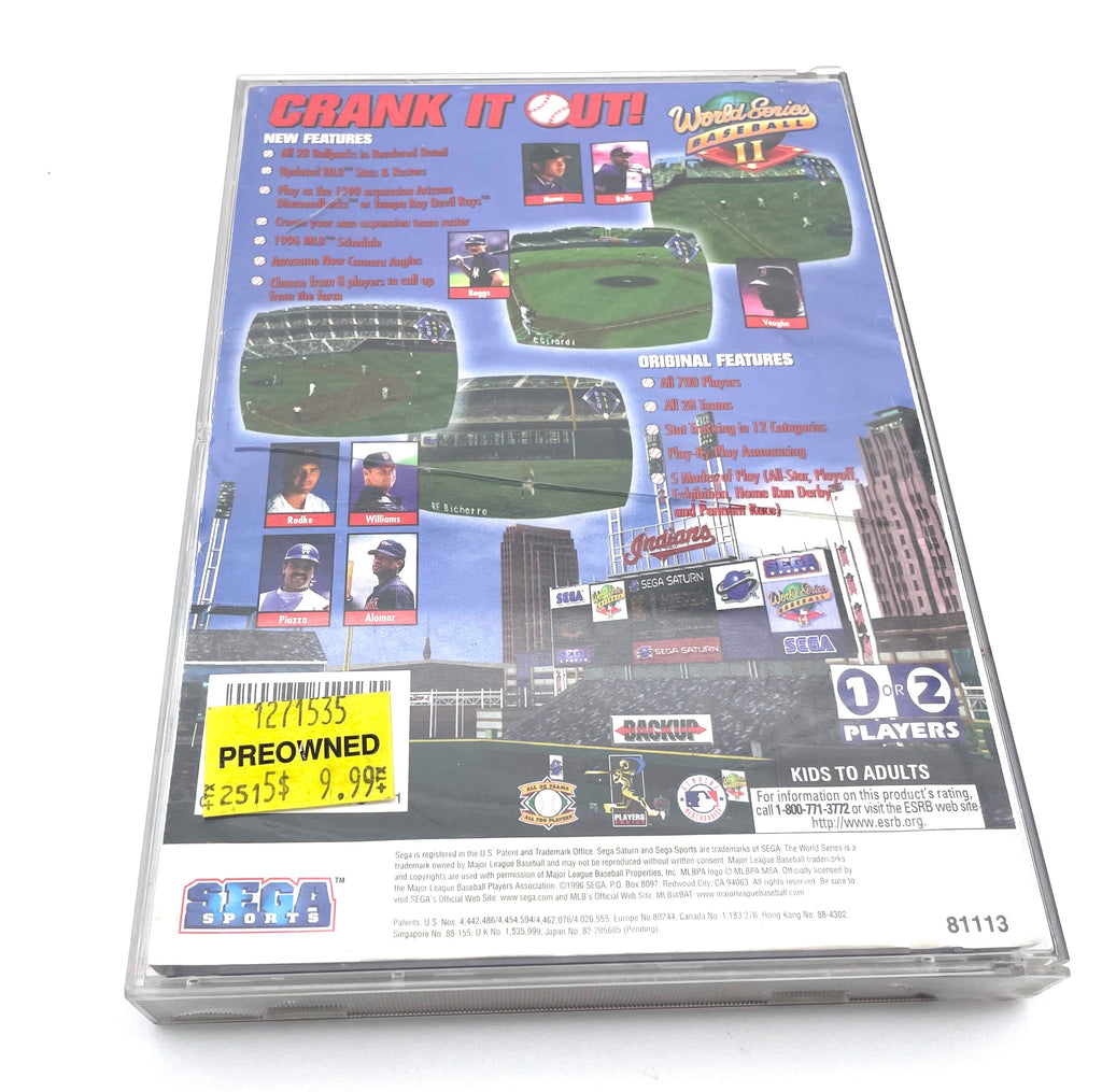 World Series Baseball II 2 Sega Saturn Game