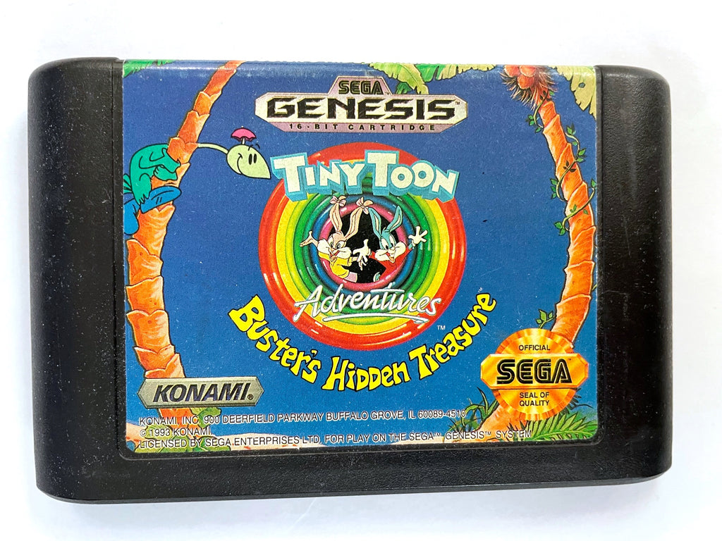 Tiny Toon Adventures Buster's Hidden Treasure Sega Genesis Game