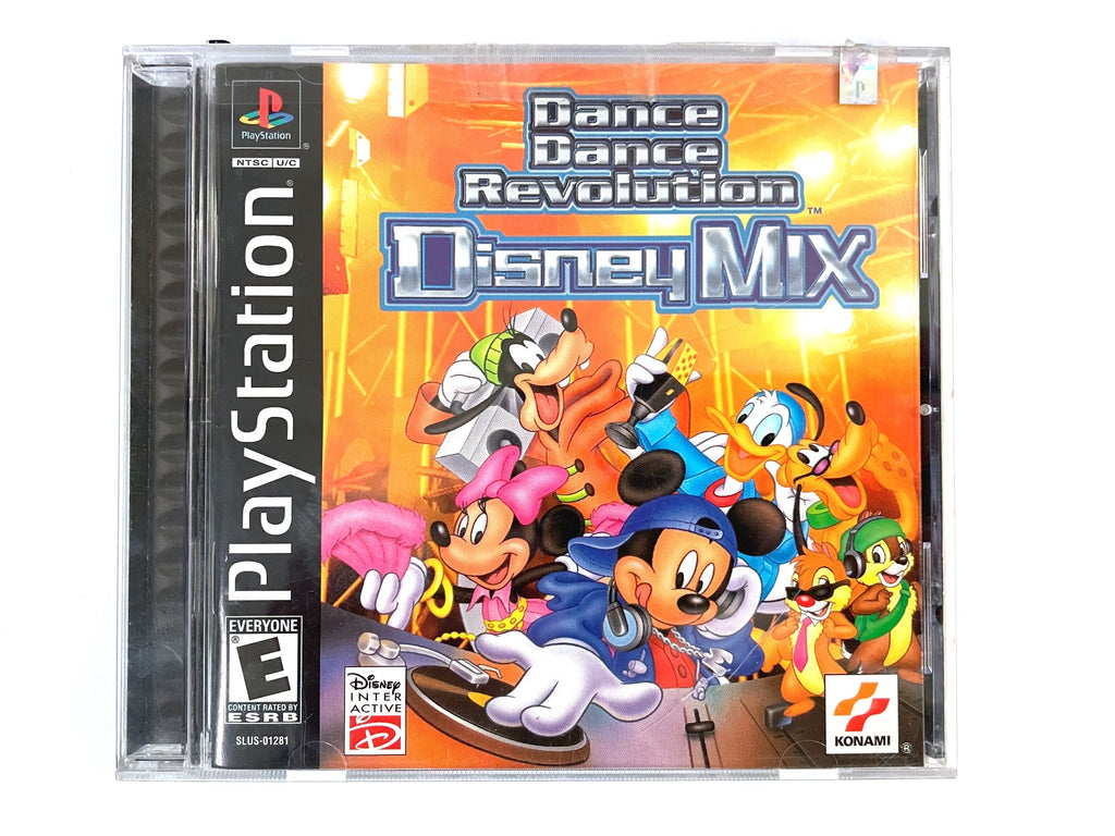 Dance Dance Revolution Disney Dance Mix Sony Playstation 1 PS1 Game