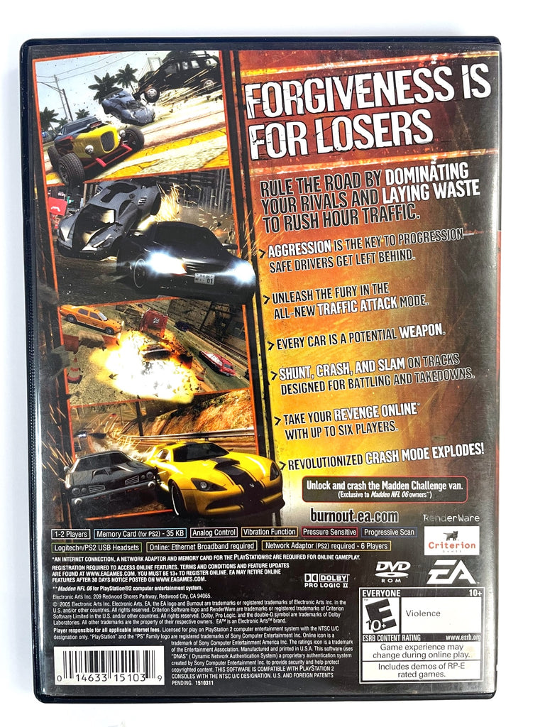 Burnout Revenge Sony Playstation 2 PS2 Game