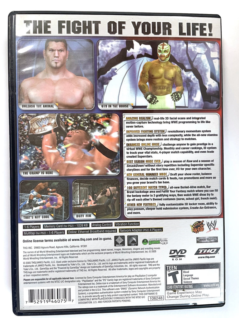 WWE Smackdown Vs Raw 2006 Sony Playstation 2 PS2 Game