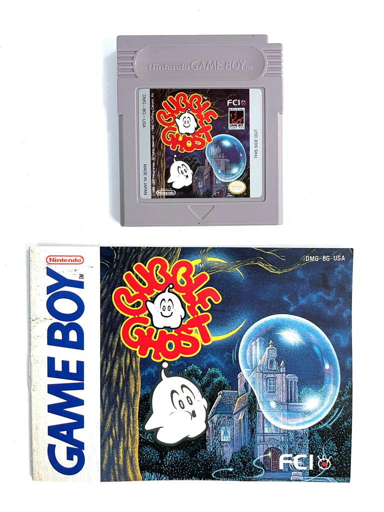 Bubble Ghost Original Nintendo Gameboy Game w/ Instruction Manual