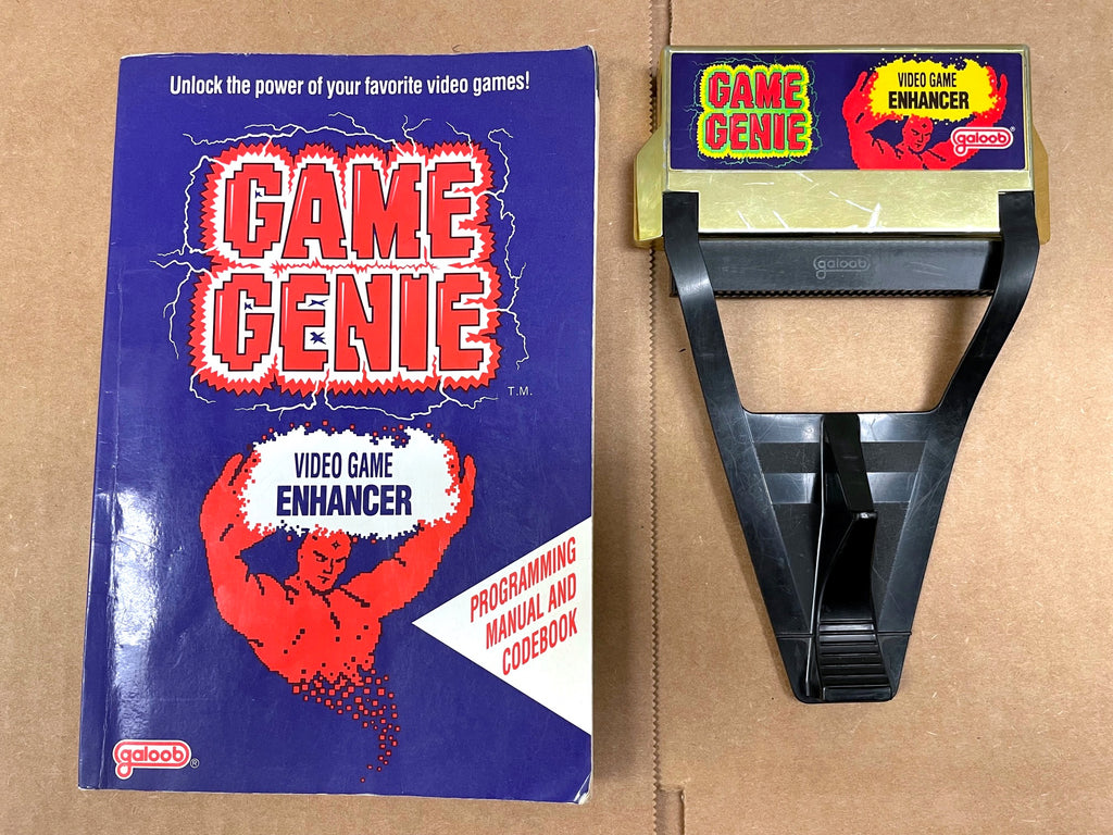 Original Nintendo NES Game Genie w/ Original Code Book