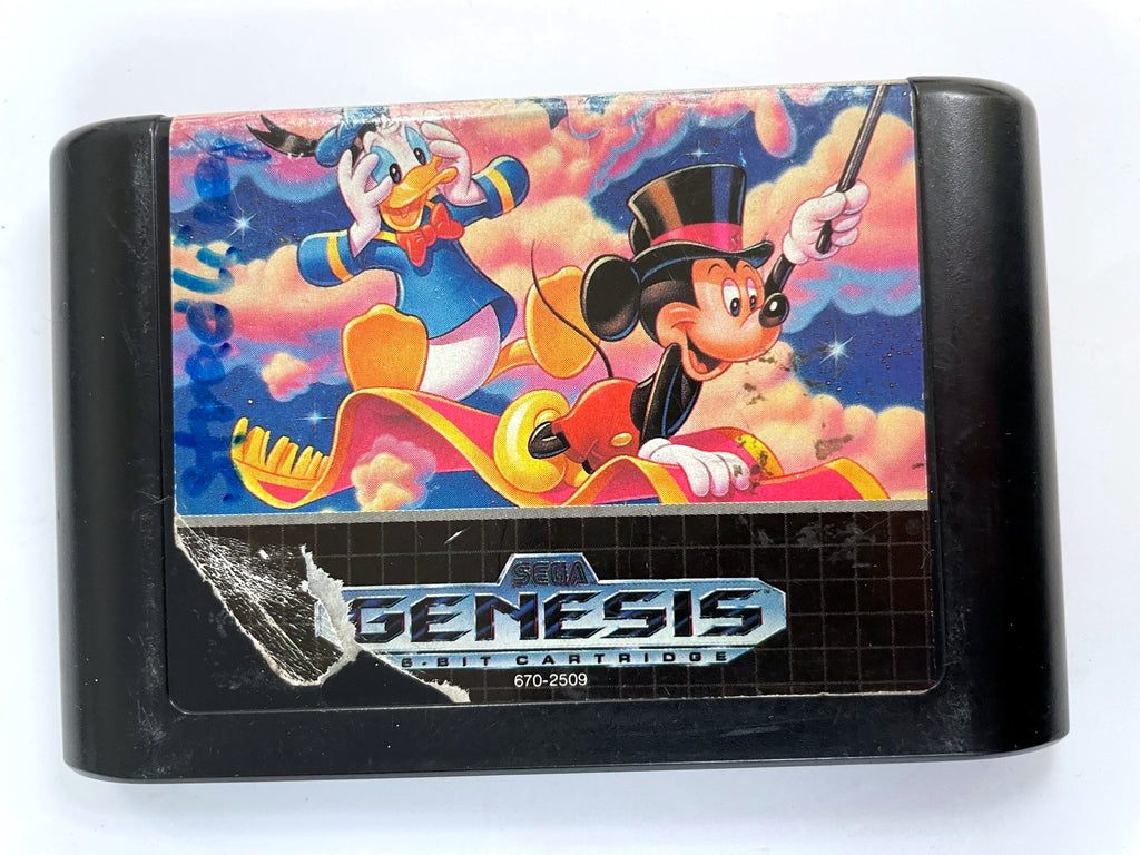 World of Illusion Starring Mickey Mouse & Donald Duck Sega Genesis Game