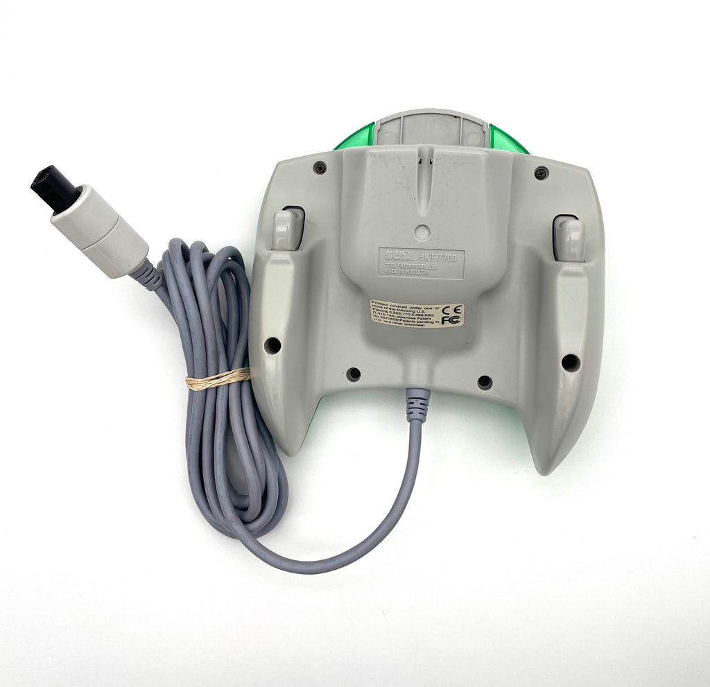 Green Sega Dreamcast White Controller DC HKT-7700