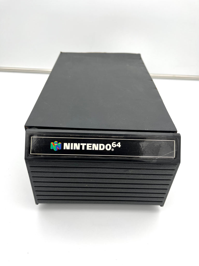 Vintage Nintendo 64 & SNES 12-Game Storage Case Cartridge Holder N64 Box Cabinet