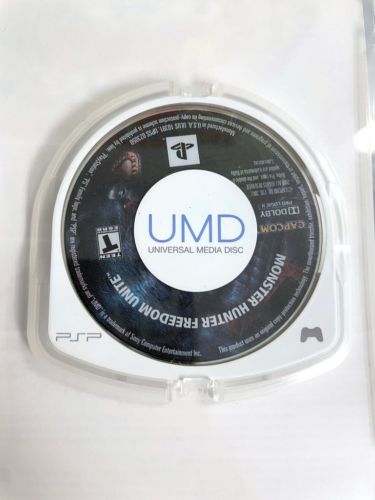 Monster Hunter Freedom Unite Sony Playstation Portable PSP Game