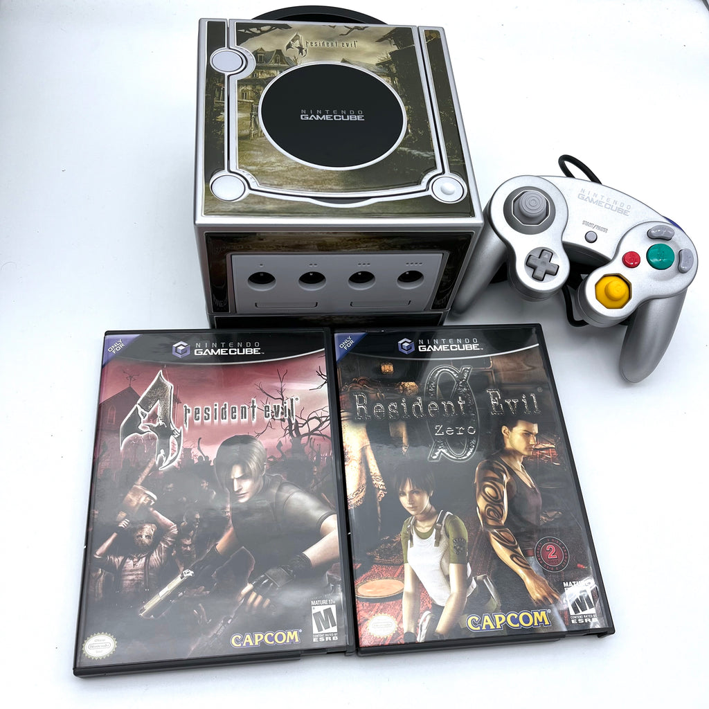 Resident Evil Platinum Nintendo Gamecube System Console Bundle