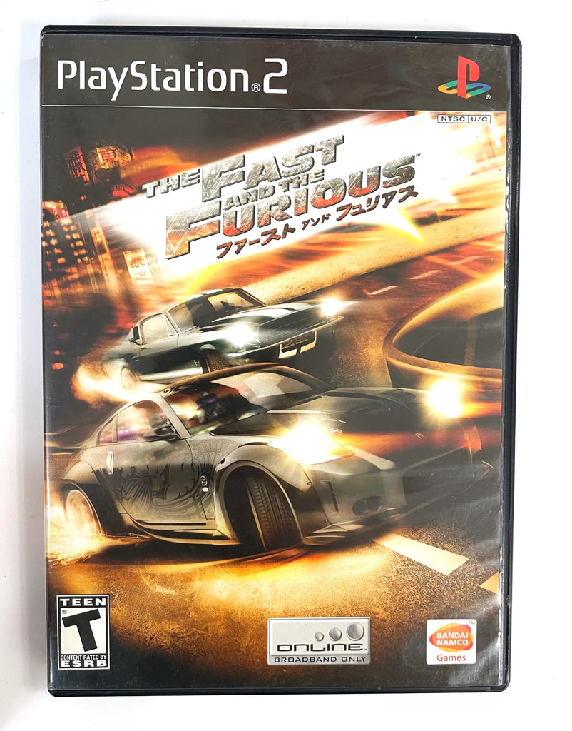 The Fast and the Furious Sony Playstation 2 PS2 Game