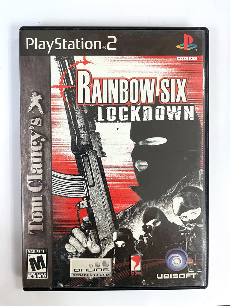 Tom Clancy's Rainbow Six Lockdown Sony Playstation 2 PS2 Game
