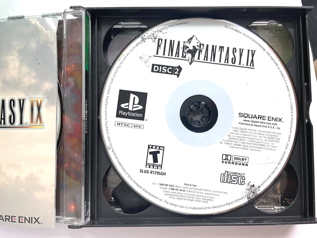 Final Fantasy IX  FF 9 Sony Playstation 1 PS1 Game