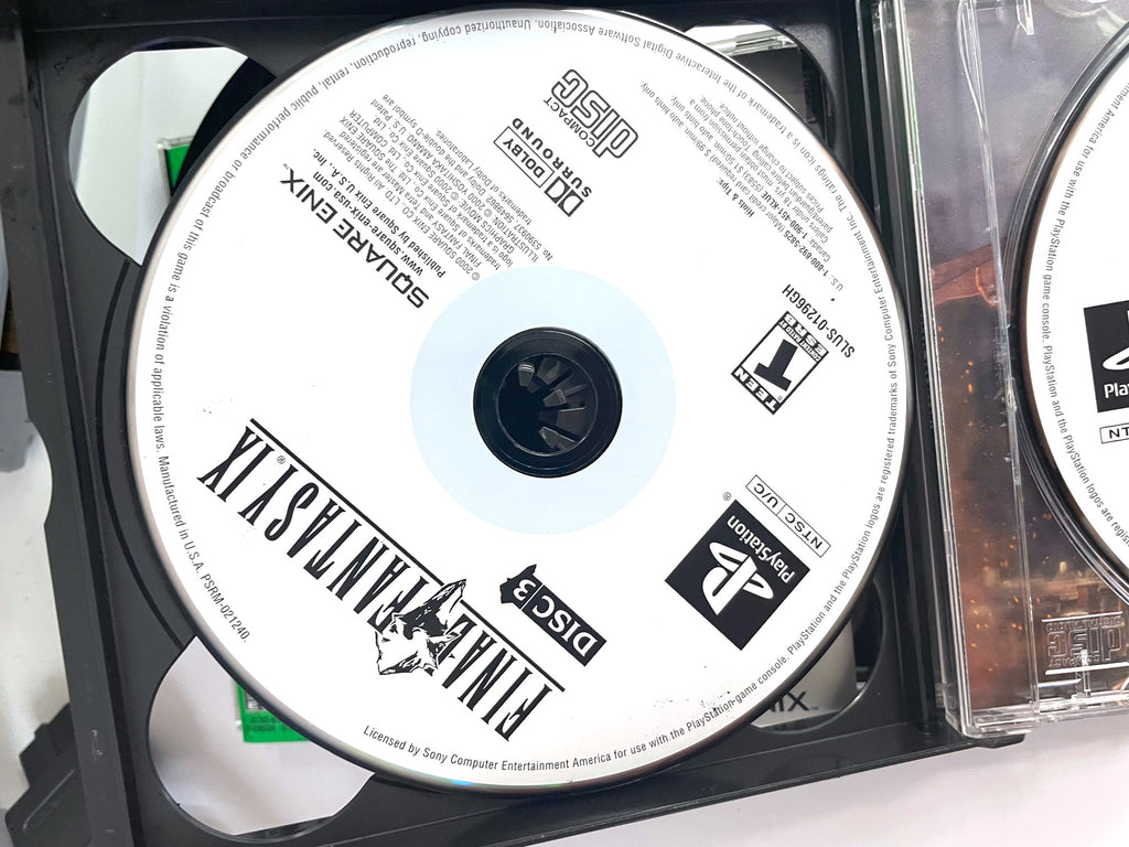 Final Fantasy IX  FF 9 Sony Playstation 1 PS1 Game