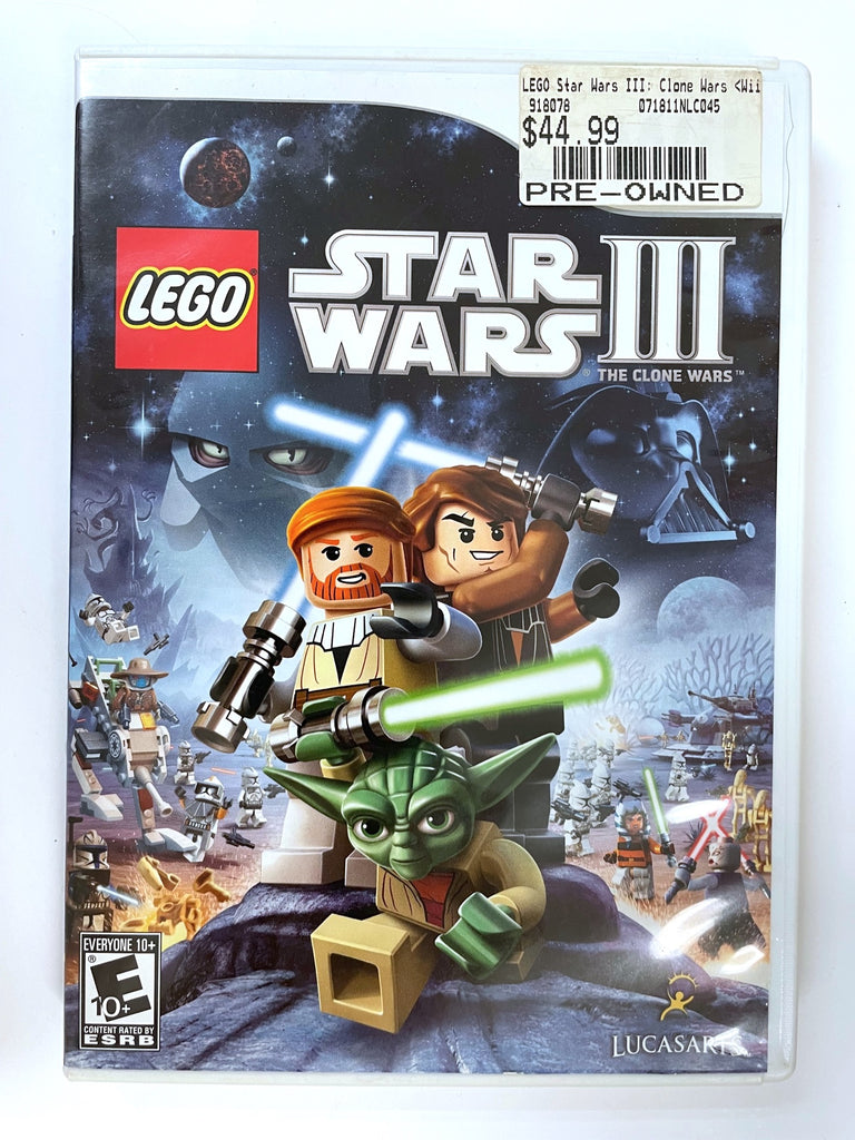 LEGO Star Wars III 3 The Clone Wars Nintendo Wii Game