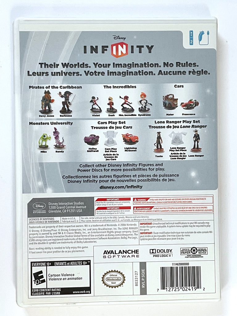 Disney Infinity Nintendo Wii Game w/ Portal Base