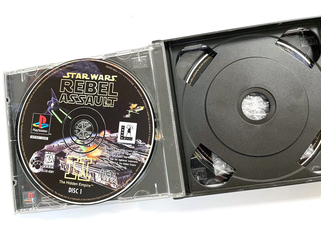 Star Wars: Rebel Assault 2 Hidden Empire Sony PlayStation1 PS1 Game