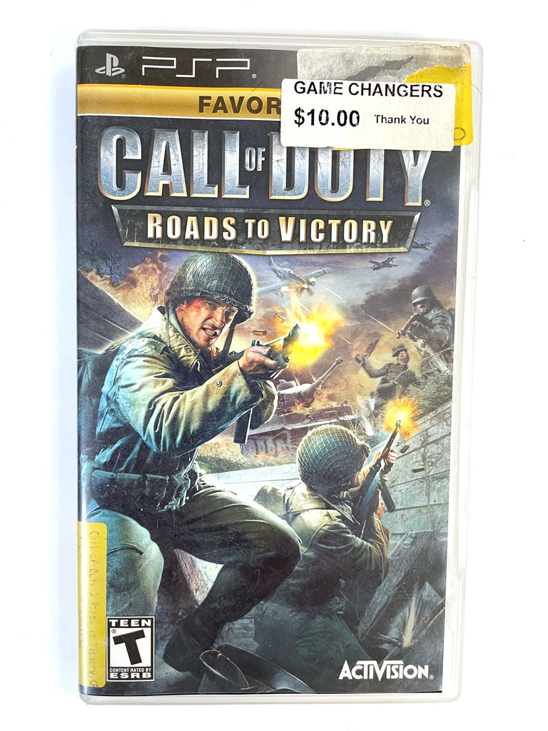 Call of Duty Road To Victory Sony Playstation Portable PSP Game