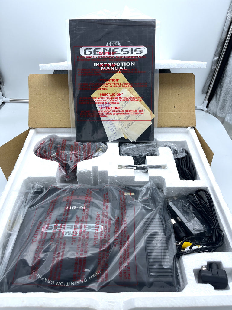Sega Genesis 1 Console Altered Beast Bundle (Complete in Box)