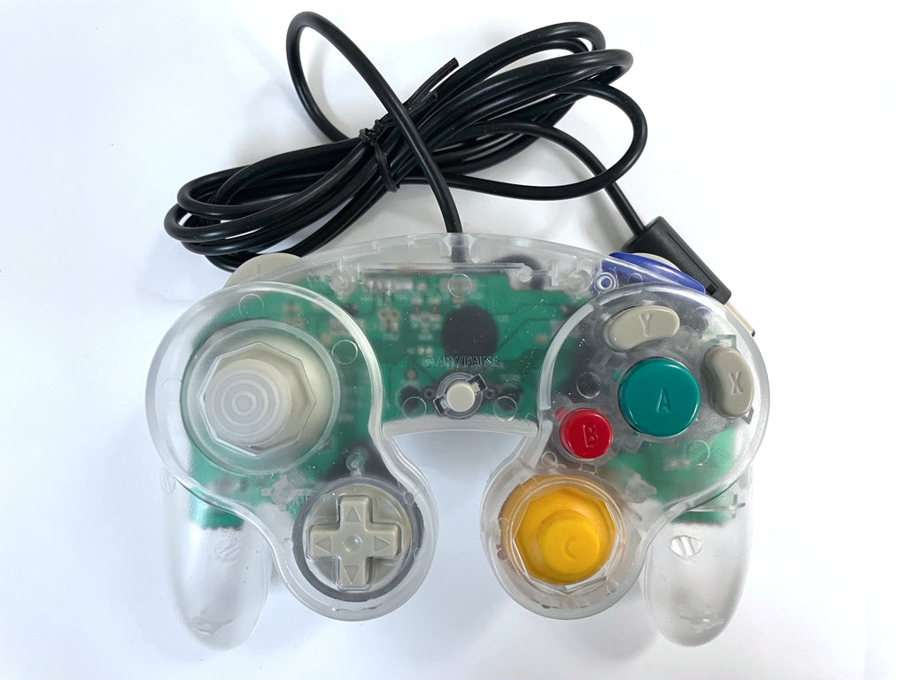 Clear Retro Nintendo Gamecube Controller