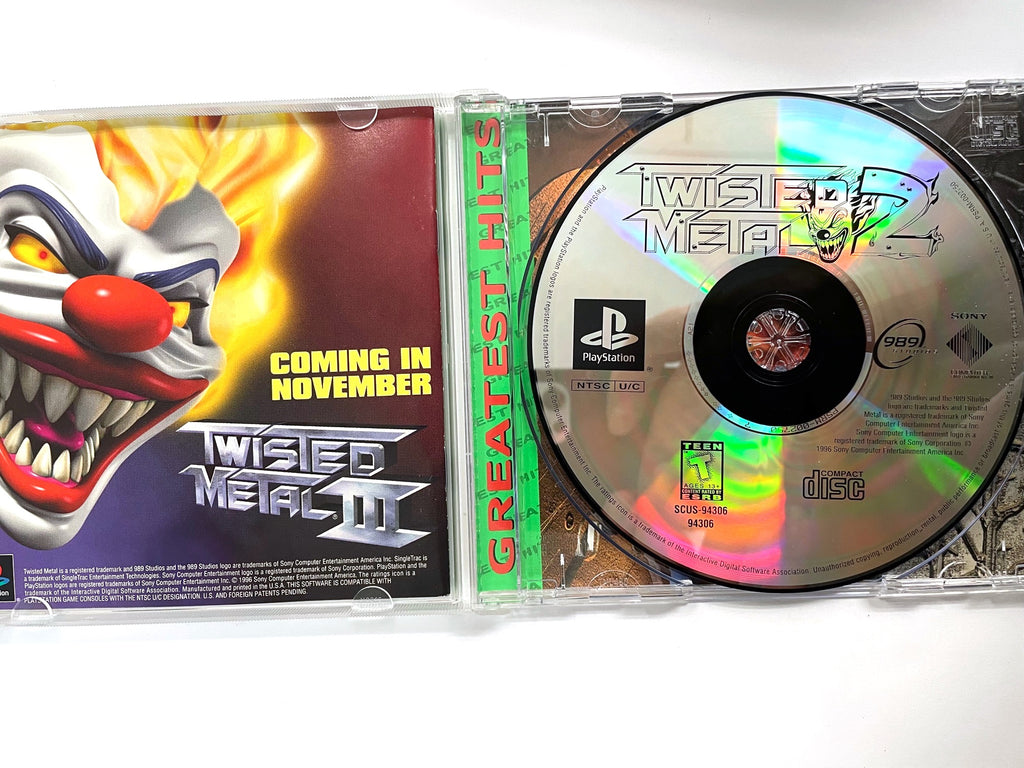 Twisted Metal 2 Sony Playstation 1 PS1 Game – The Game Island