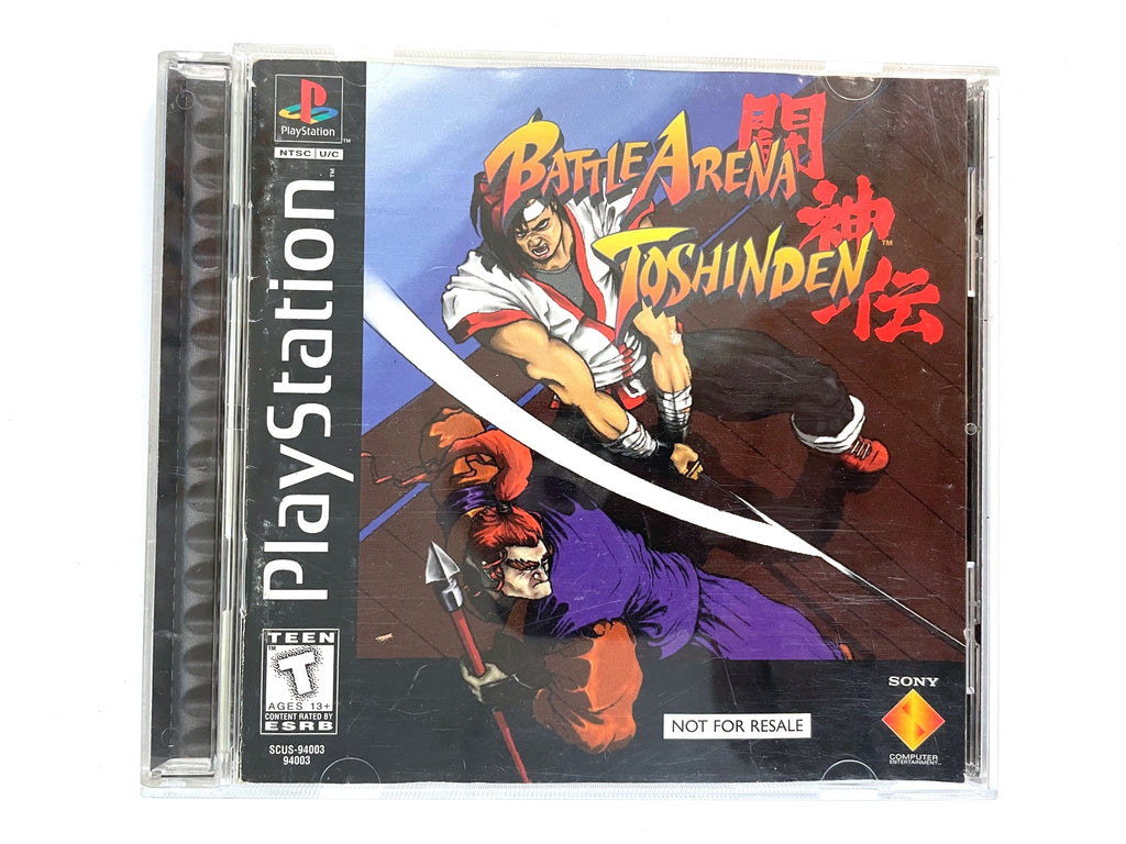Battle Arena Toshinden Sony Playstation 1 PS1 Game