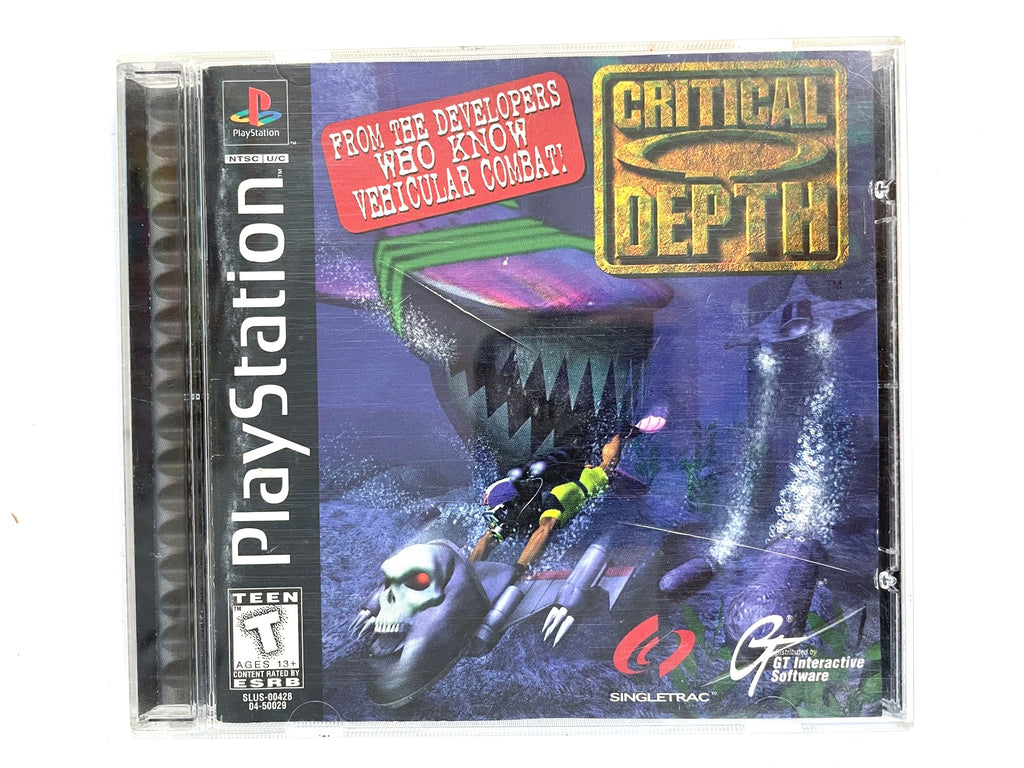 Critical Depth Sony Playstation 1 PS1 Game