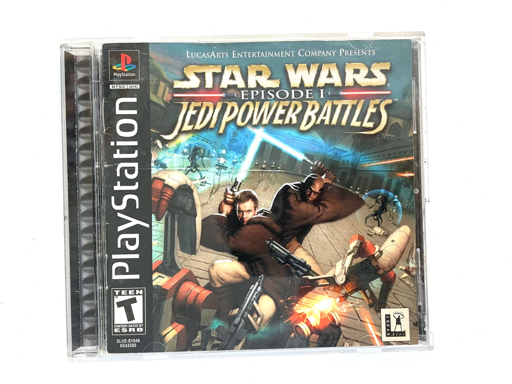 Star Wars Jedi Power Battles Sony Playstation 1 Ps1 Game