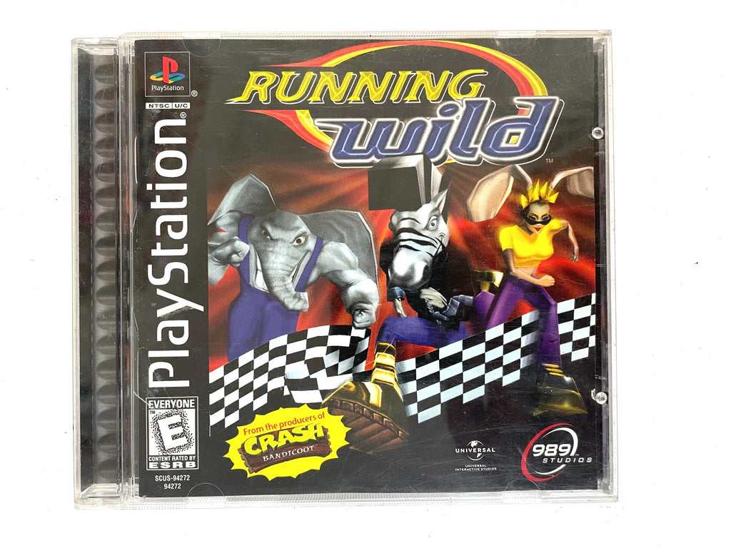 Running Wild Sony Playstation 1 PS1 Game