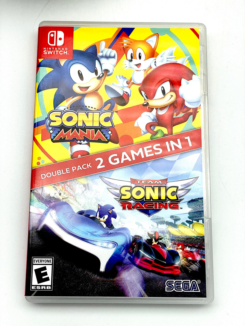 Sonic Mania + Team Sonic Racing Double Pack (2 Games in 1)(Nintendo Switch)  NEW