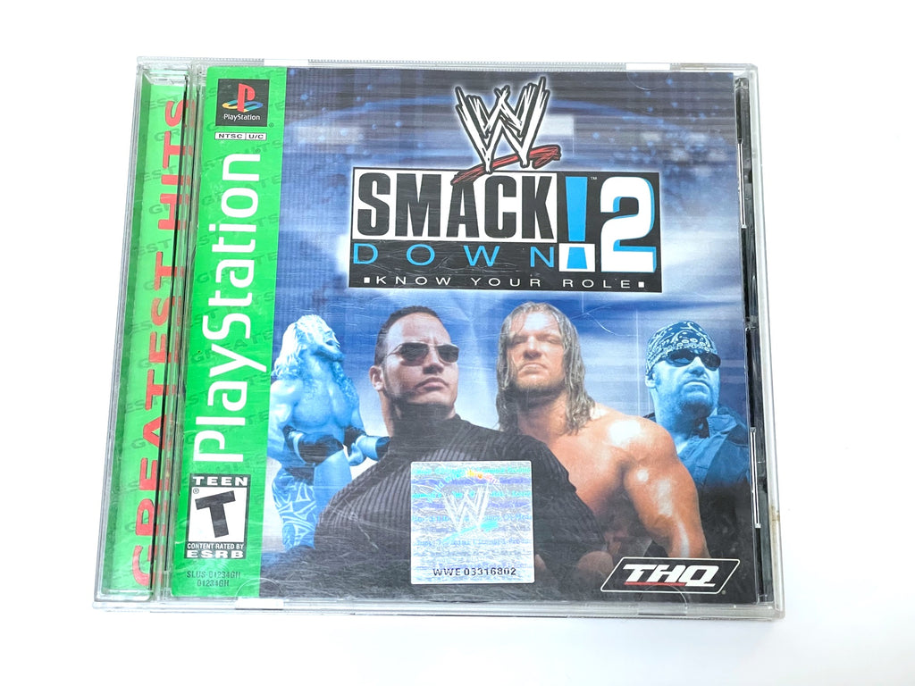 WWF / WWE SmackDown 2: Know Your Role Sony Playstation 1 PS1 Game