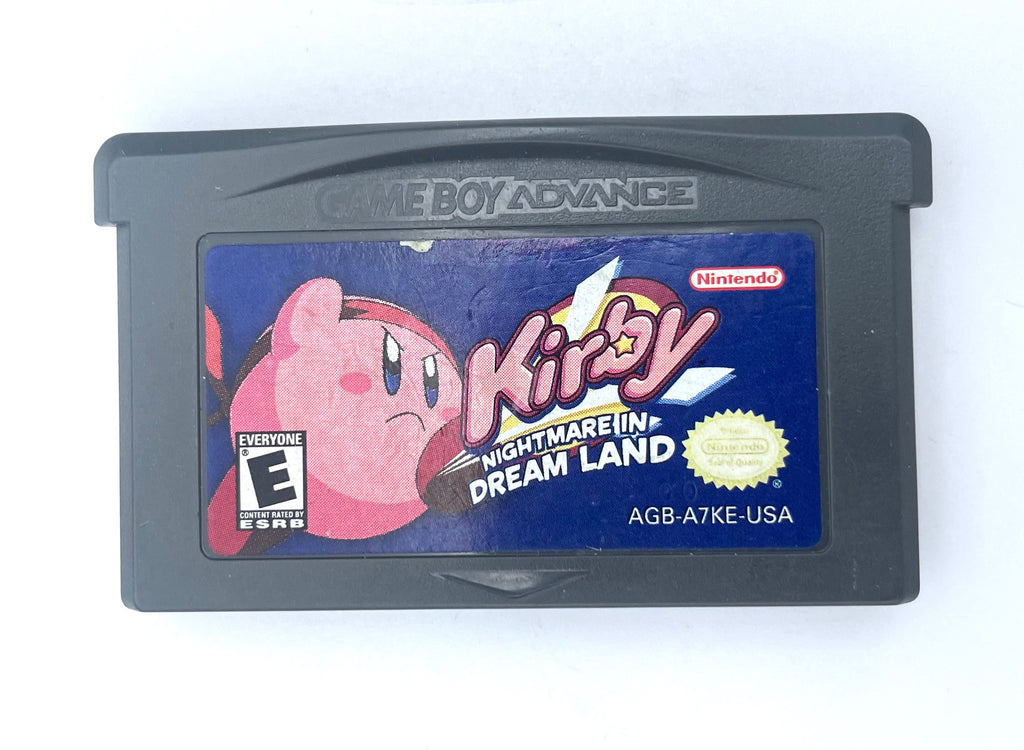 Kirby Nightmare in Dreamland Nintendo Gameboy Advance GBA Game
