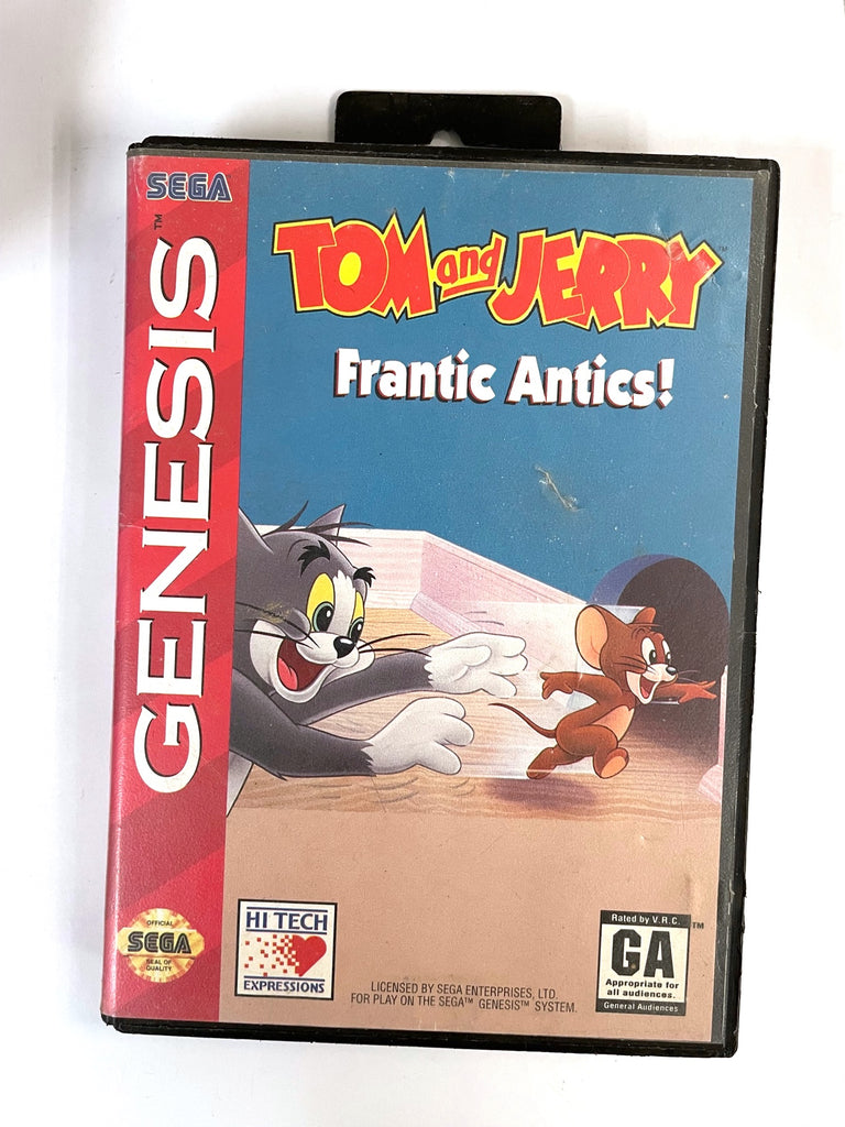 Tom & Jerry Frantic Antics Sega Genesis Game