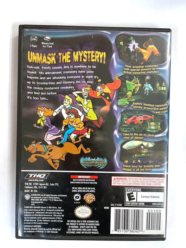 Scooby Doo Unmasked Nintendo Gamecube Game
