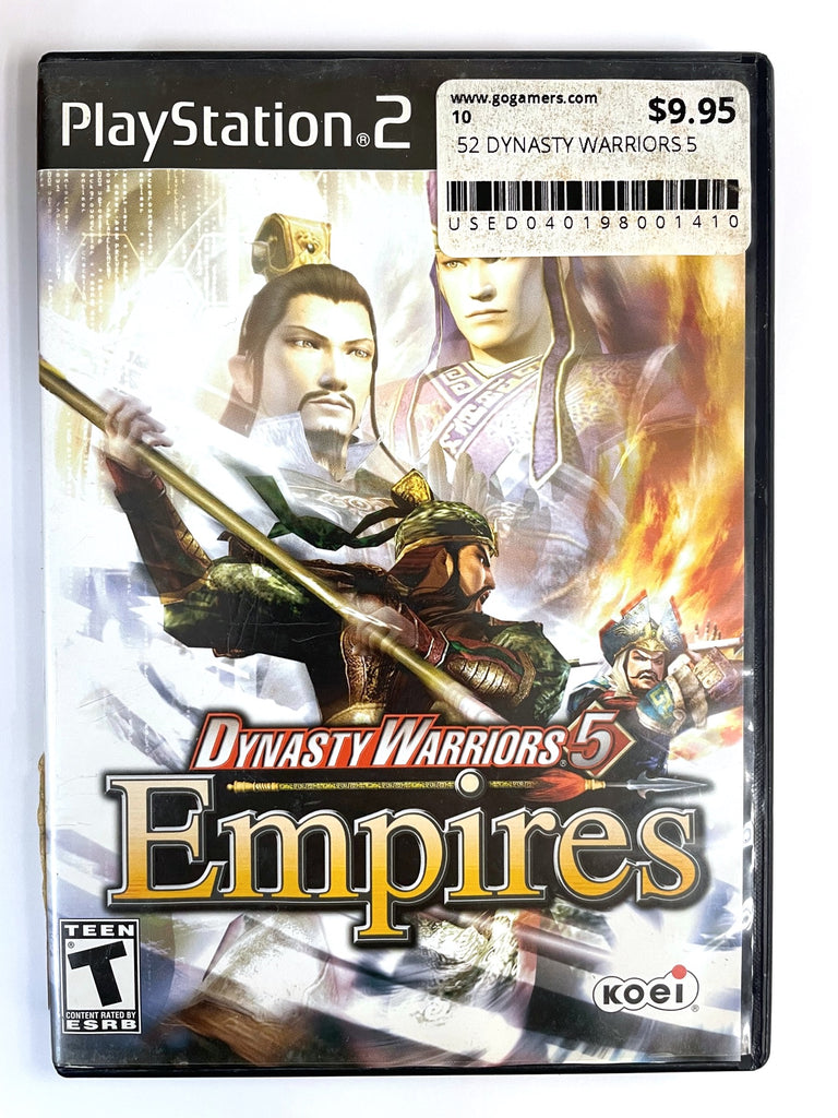 Dynasty Warriors 5 Empires Sony Playstation 2 PS2 Game