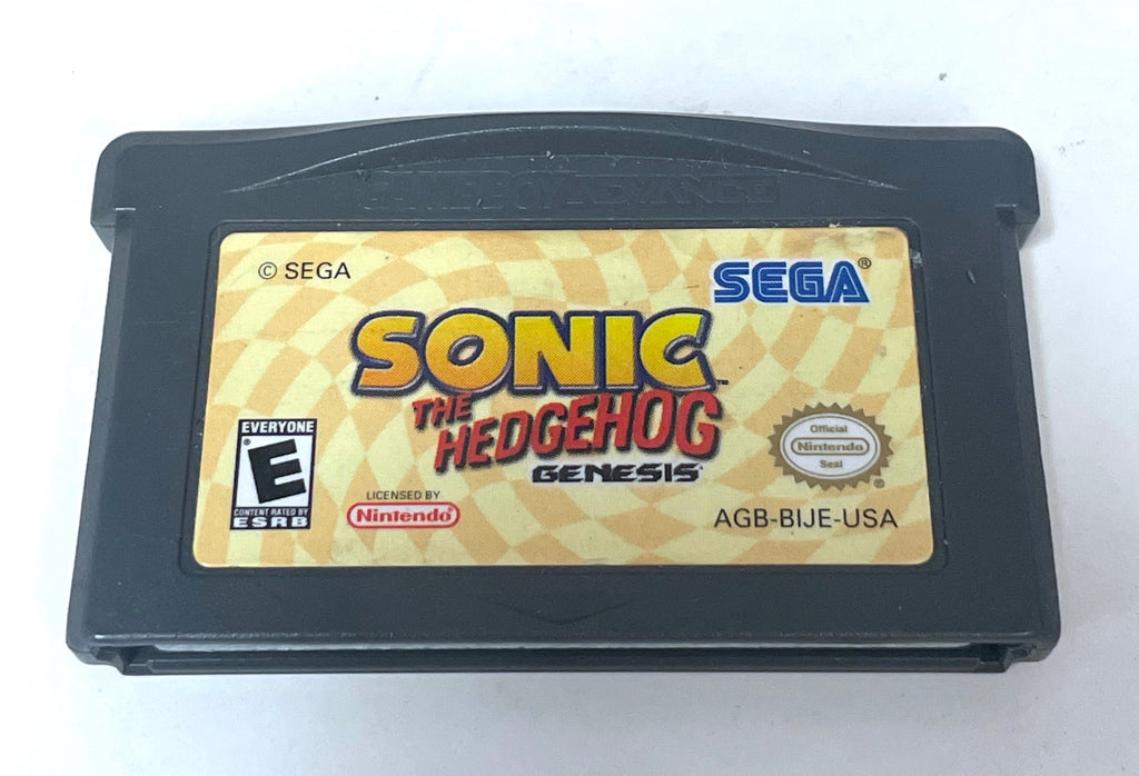 Sonic the Hedgehog Genesis Nintendo Gameboy Advance GBA Game
