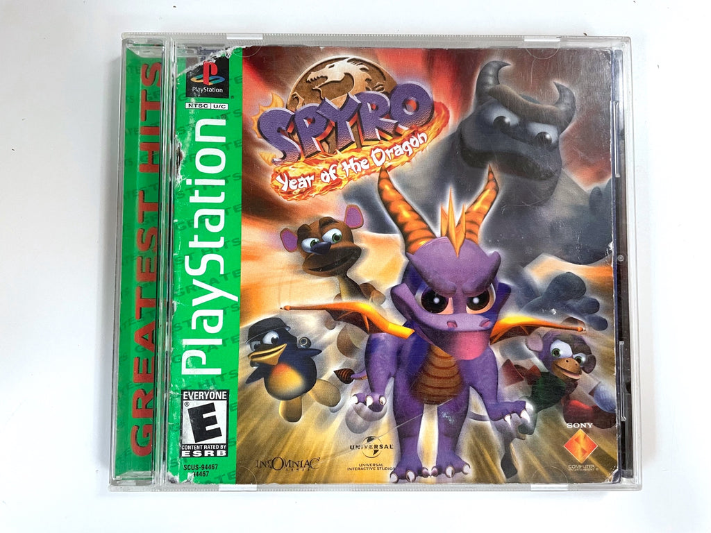 Spyro Year of the Dragon Sony Playstation 1 PS1 Game