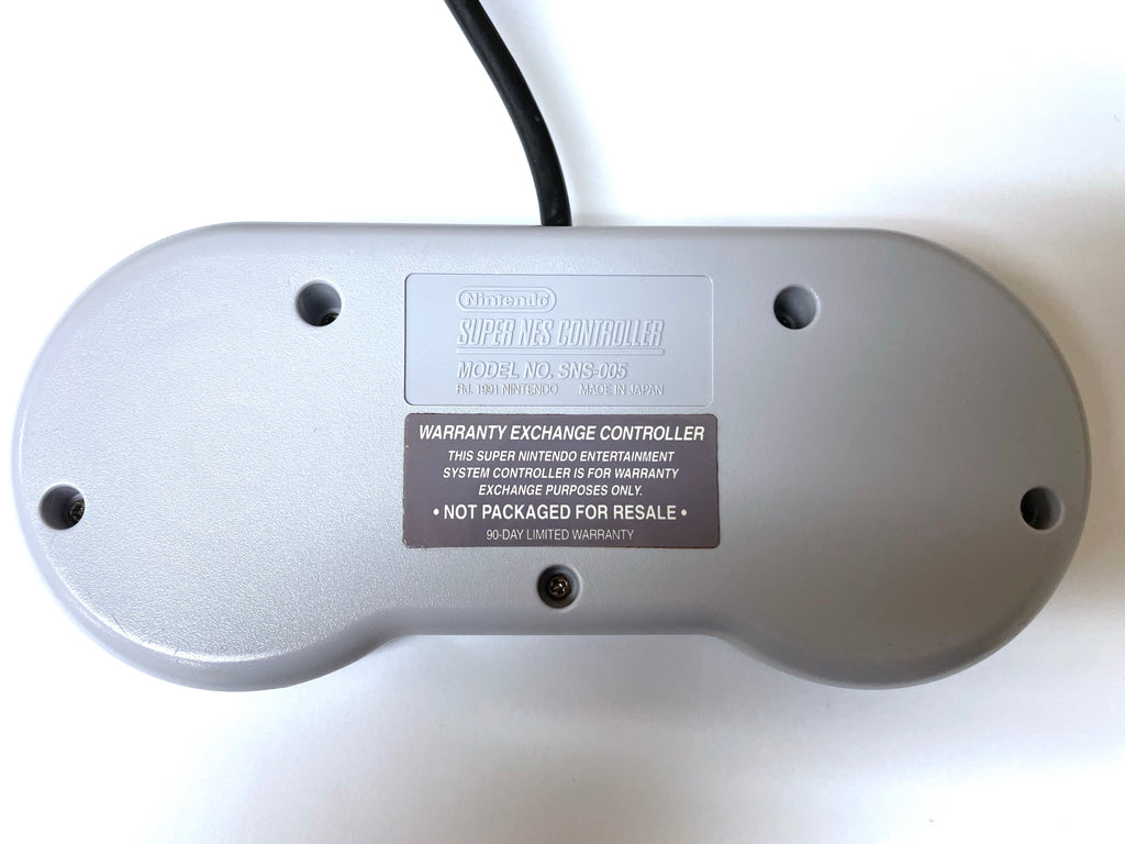 RARE SNES Super Nintendo Warranty Exchange Controller From Nintendo – The  Game Island