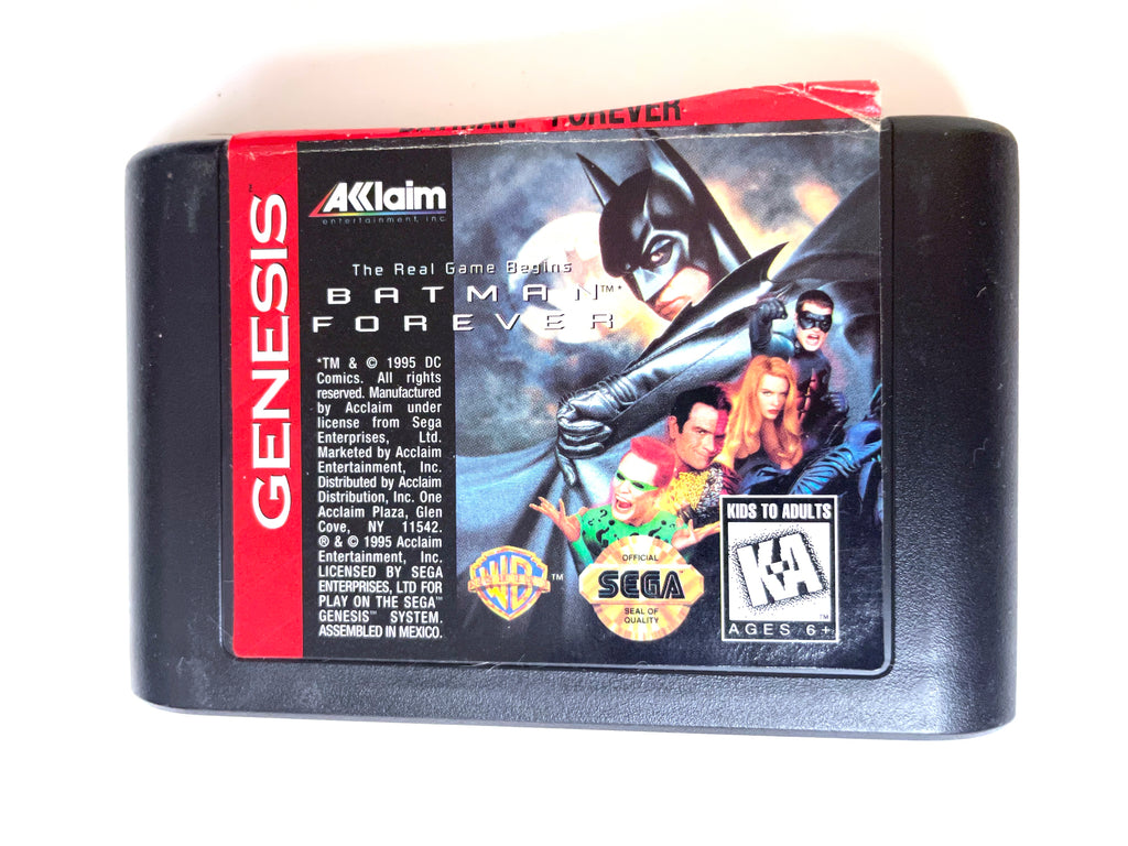 Batman Forever Sega Genesis Game