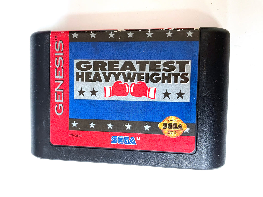Greatest Heavyweights Sega Genesis Game