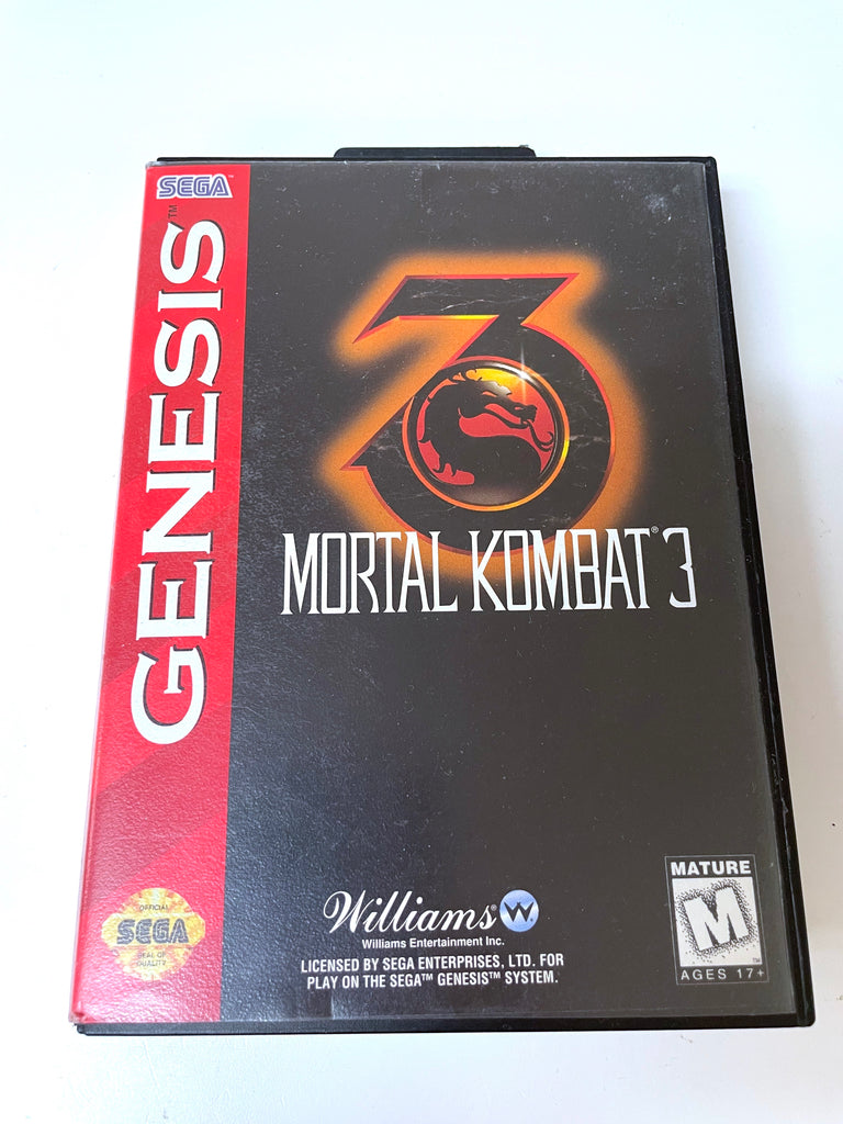 Mortal Kombat 3 Sega Genesis Game (Complete)