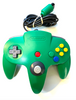 Green Nintendo 64 N64 Original OEM Controller