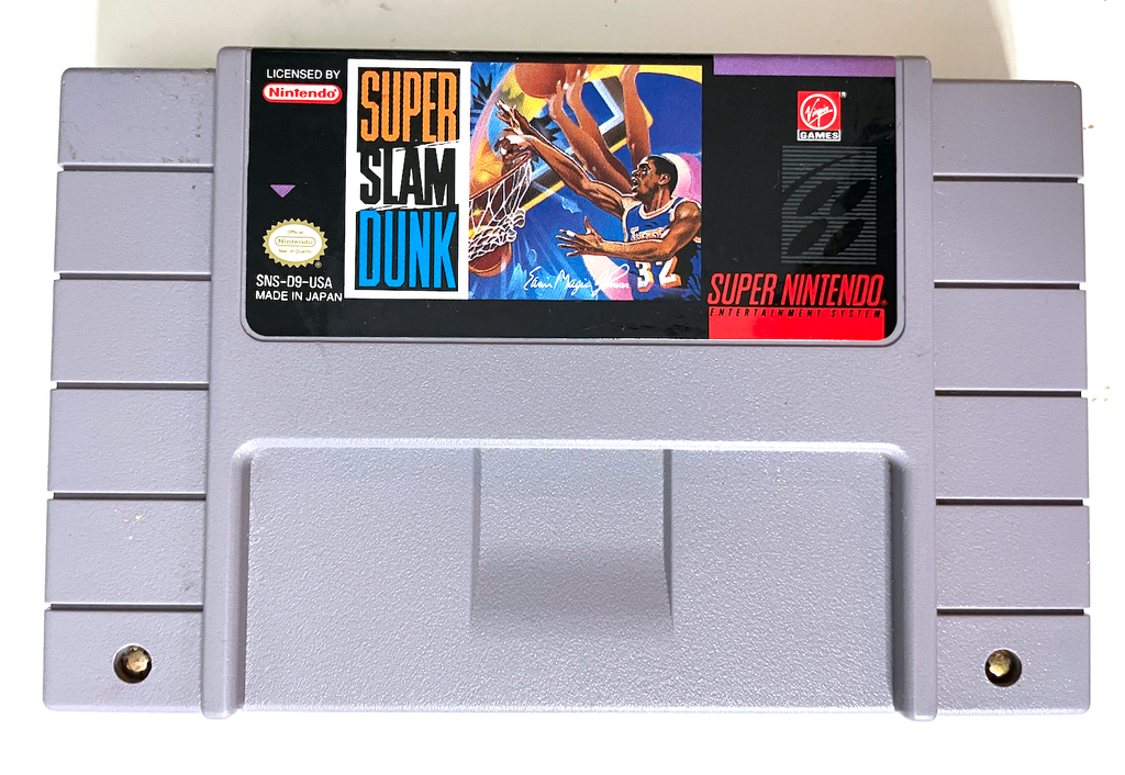 Super Slam Dunk SUPER NINTENDO SNES GAME