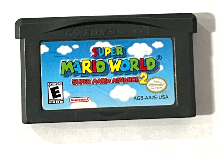 Super Mario World Mario Advance 2 Nintendo Gameboy Advance GBA Game