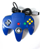 Blue Retro Nintendo 64 N64 3rd Party Controller