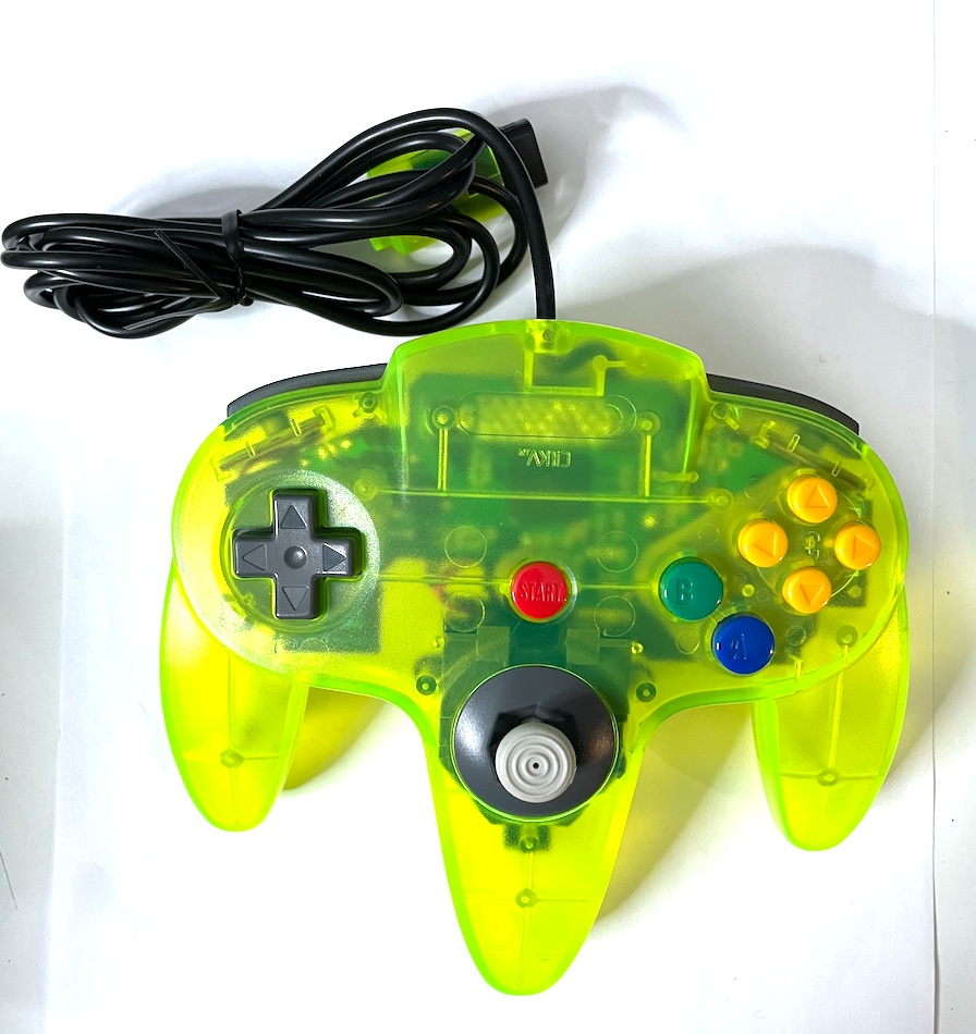 Electric Green Nintendo 64 N64 Controller
