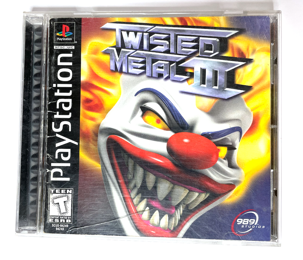 Twisted Metal 3 III Sony Playstation 1 PS1 Game Complete